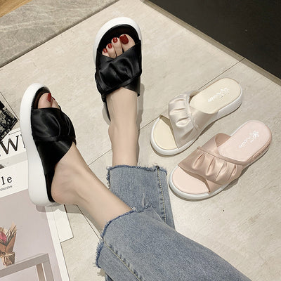 Pantuflas Plataforma Elegantes y Minimalistas