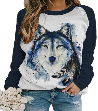 Sudadera Étnica con Estampado Geométrico Occidental - Image 3