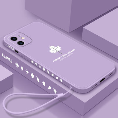 Funda Protectora Cubo Rubik con Correa TPU Líquido Diseño Hoja de Arce - Image 8