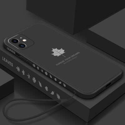 Funda Protectora Cubo Rubik con Correa TPU Líquido Diseño Hoja de Arce - Image 4