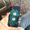 Funda de Silicona para iPhone con Diseño Artístico Femenino
