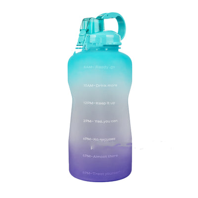 Botella Deportiva 3.8L Degradado de Colores con Tapa Rebotable y Popote Removible - Image 10