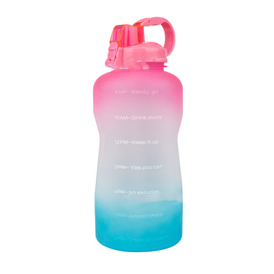 Botella Deportiva 3.8L Degradado de Colores con Tapa Rebotable y Popote Removible - Image 3