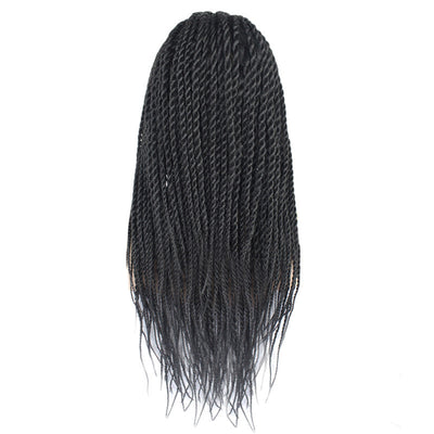 Peluca de Encaje Frontal Fibra Química - Trenzas Rock y Dirty - Image 7