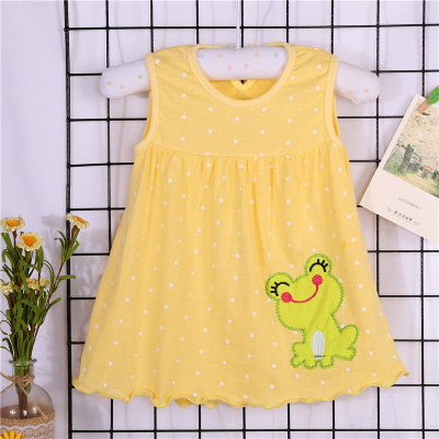 Vestido Princesa de Algodón para Niña - Chaleco Elegante
