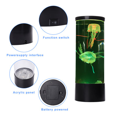 Lámpara LED Medusa Cambia Colores - Acuario Iluminado Relajante - Image 2