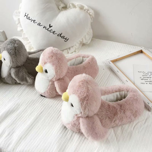 Pantuflas Pingüino Familiares - Botas de Algodón Cálidas para Casa - Image 2