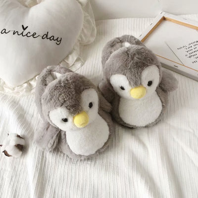 Pantuflas Pingüino Familiares - Botas de Algodón Cálidas para Casa - Image 5