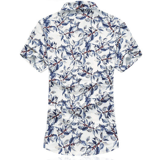 Camisa de Verano Manga Corta para Hombre Talla Grande - Image 11