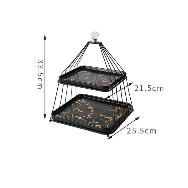 Soporte de Tres Pisos para Pasteles y Postres en Cerámica - Image 6