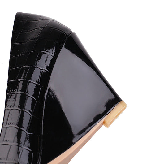 Zapatos de Punta Fina con Patrón de Escamas - Diseño Elegante y Sofisticado - Image 9