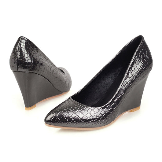 Zapatos de Punta Fina con Patrón de Escamas - Diseño Elegante y Sofisticado - Image 2