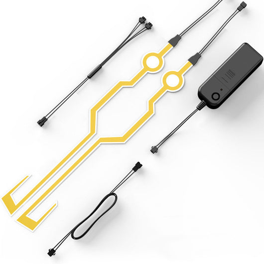 Luces LED Frías para Motocicleta - Set de 2 Piezas para Conducción Nocturna