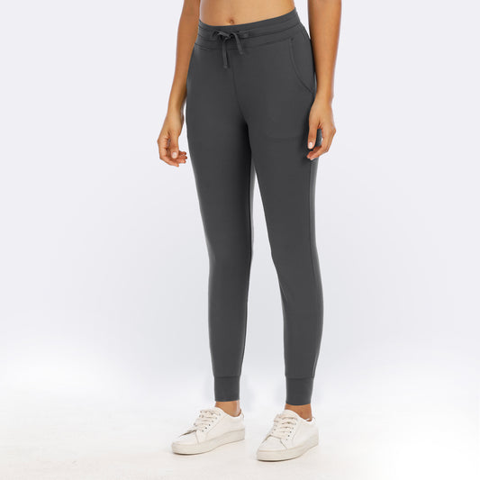 Pantalones Nylon Cintura Alta con Bolsillos para Mujer - Image 2