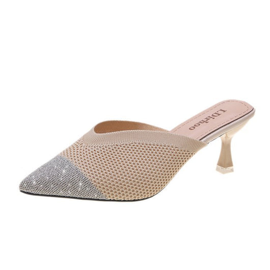 Sandalias de Tacón Stiletto Tejidas con Punta Afilada - Elegancia y Comodidad - Image 3