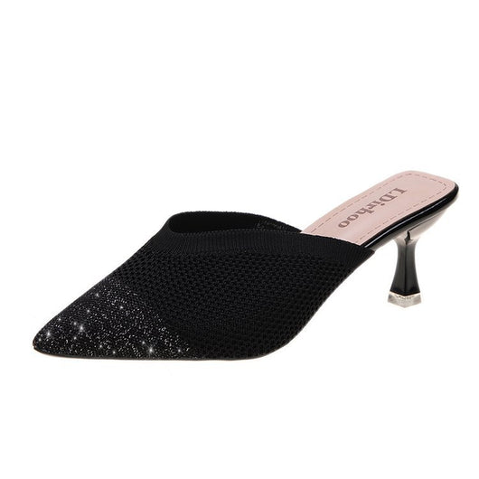 Sandalias de Tacón Stiletto Tejidas con Punta Afilada - Elegancia y Comodidad - Image 7