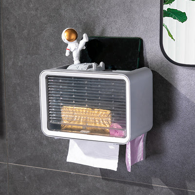 Dispensador Organizador de Papel Higiénico Impermeable con Estantes - Image 10