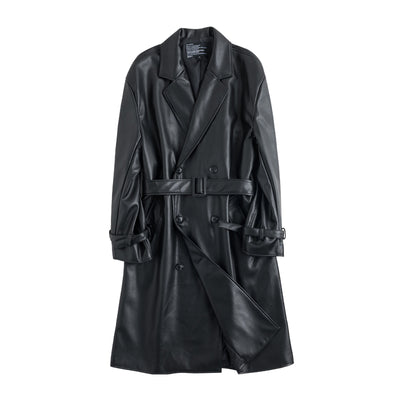 Chaqueta de Cuero Sintético Slim Fit Coreana para Hombre - Estilo Tendencia - Image 9