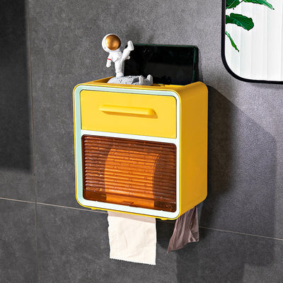 Dispensador Organizador de Papel Higiénico Impermeable con Estantes - Image 8