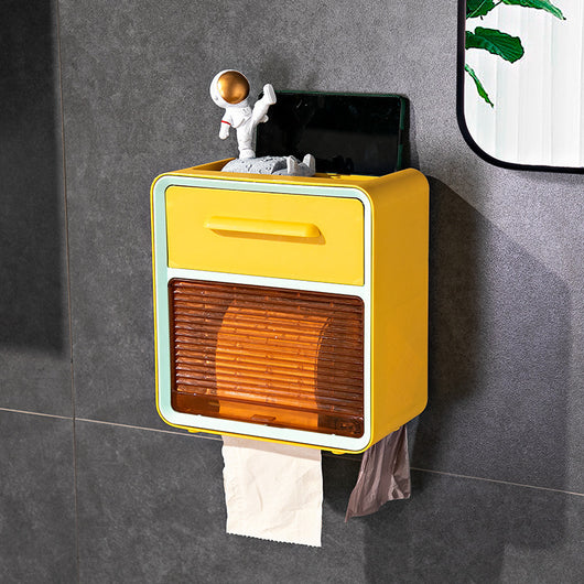 Dispensador Organizador de Papel Higiénico Impermeable con Estantes - Image 8