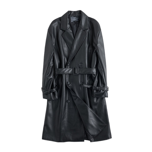 Chaqueta de Cuero Sintético Slim Fit Coreana para Hombre - Estilo Tendencia - Image 5
