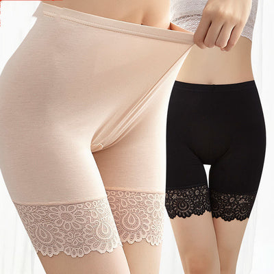 Pantalones de Cintura Alta con Encaje, Resistentes al Desvanecimiento - Image 3