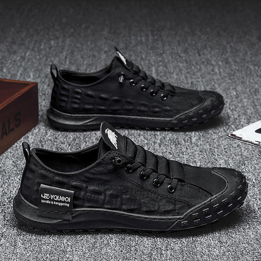 Zapatos Casuales Transpirables de Lona Ice Silk para Hombre - Image 9
