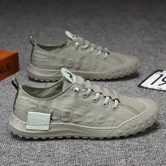 Zapatos Casuales Transpirables de Lona Ice Silk para Hombre - Image 12