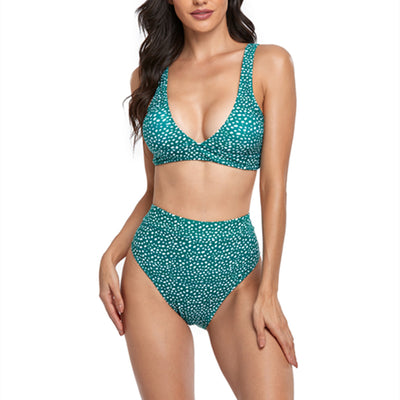 Bikini Dividido de Color Sólido para Mujer - Diseño Sexy y Moderno - Image 14