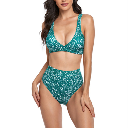 Bikini Dividido de Color Sólido para Mujer - Diseño Sexy y Moderno - Image 14