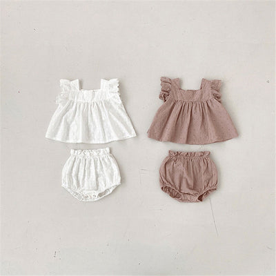 Conjunto de Dos Piezas con Encaje para Bebé Niña - Image 10