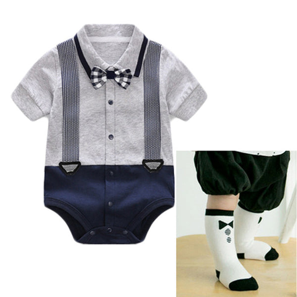 Enterizo Fresco para Bebé Niño - Diseño Elegante para Verano