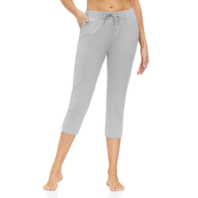 Pantalones Yoga Ajustados con Bolsillos - Cintura Baja Capri - Image 16