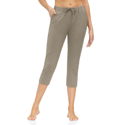 Pantalones Yoga Ajustados con Bolsillos - Cintura Baja Capri - Image 3