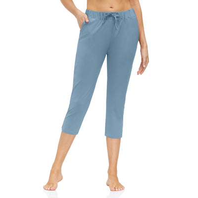 Pantalones Yoga Ajustados con Bolsillos - Cintura Baja Capri - Image 5