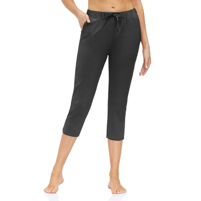 Pantalones Yoga Ajustados con Bolsillos - Cintura Baja Capri - Image 4