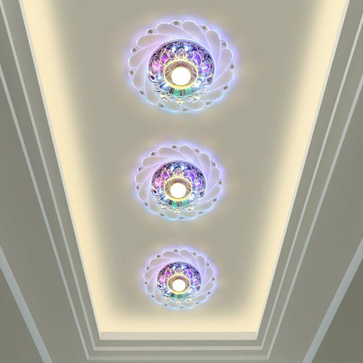 Lámpara de Techo LED Cristal Minimalista para Pasillos y Entradas - Image 7