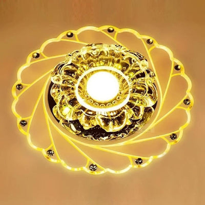 Lámpara de Techo LED Cristal Minimalista para Pasillos y Entradas - Image 3