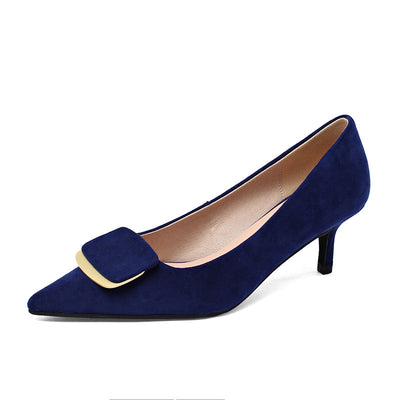 Zapatos de Tacón Stiletto con Plantilla de Piel de Oveja - Punta Afilada para Mujer - Image 4