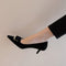 Zapatos de Tacón Stiletto con Plantilla de Piel de Oveja - Punta Afilada para Mujer