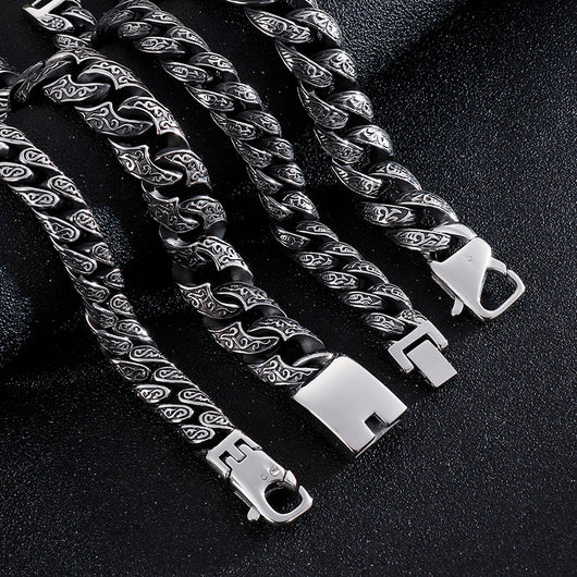 Pulsera de Eslabones Punk Acero Inoxidable - Image 4