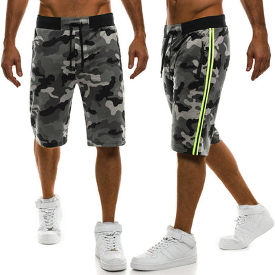 Pantalones Deportivos Sueltos Camuflaje Cinco Bolsillos - Image 7