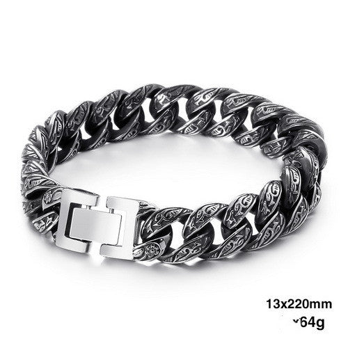 Pulsera de Eslabones Punk Acero Inoxidable - Image 9