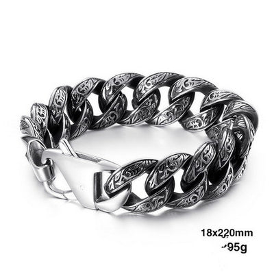 Pulsera de Eslabones Punk Acero Inoxidable - Image 12