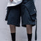 Shorts Cargo Overol Diagonal Hombre Verano Tide Trend