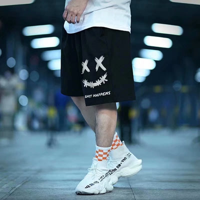 Pantalones Cortos de Baloncesto Verano Holgados Deportivos Punto Cinco