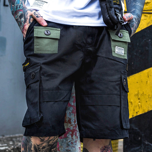 Pantalones Cargo Holgados Estilo Hong Kong Retro Multibolsillos para Hombre - Image 8