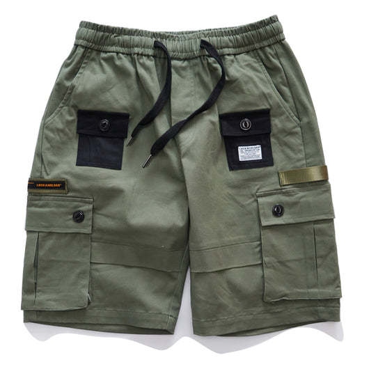 Pantalones Cargo Holgados Estilo Hong Kong Retro Multibolsillos para Hombre - Image 10