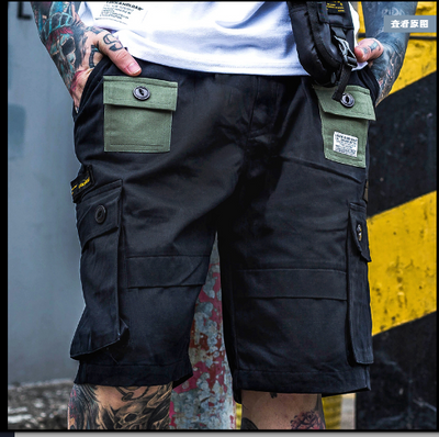 Pantalones Cargo Holgados Estilo Hong Kong Retro Multibolsillos para Hombre - Image 2