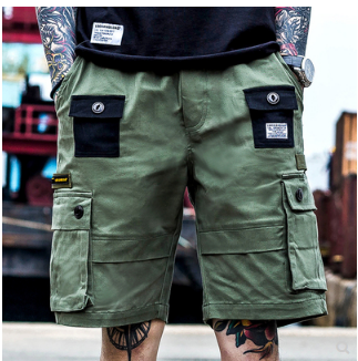 Pantalones Cargo Holgados Estilo Hong Kong Retro Multibolsillos para Hombre - Image 4
